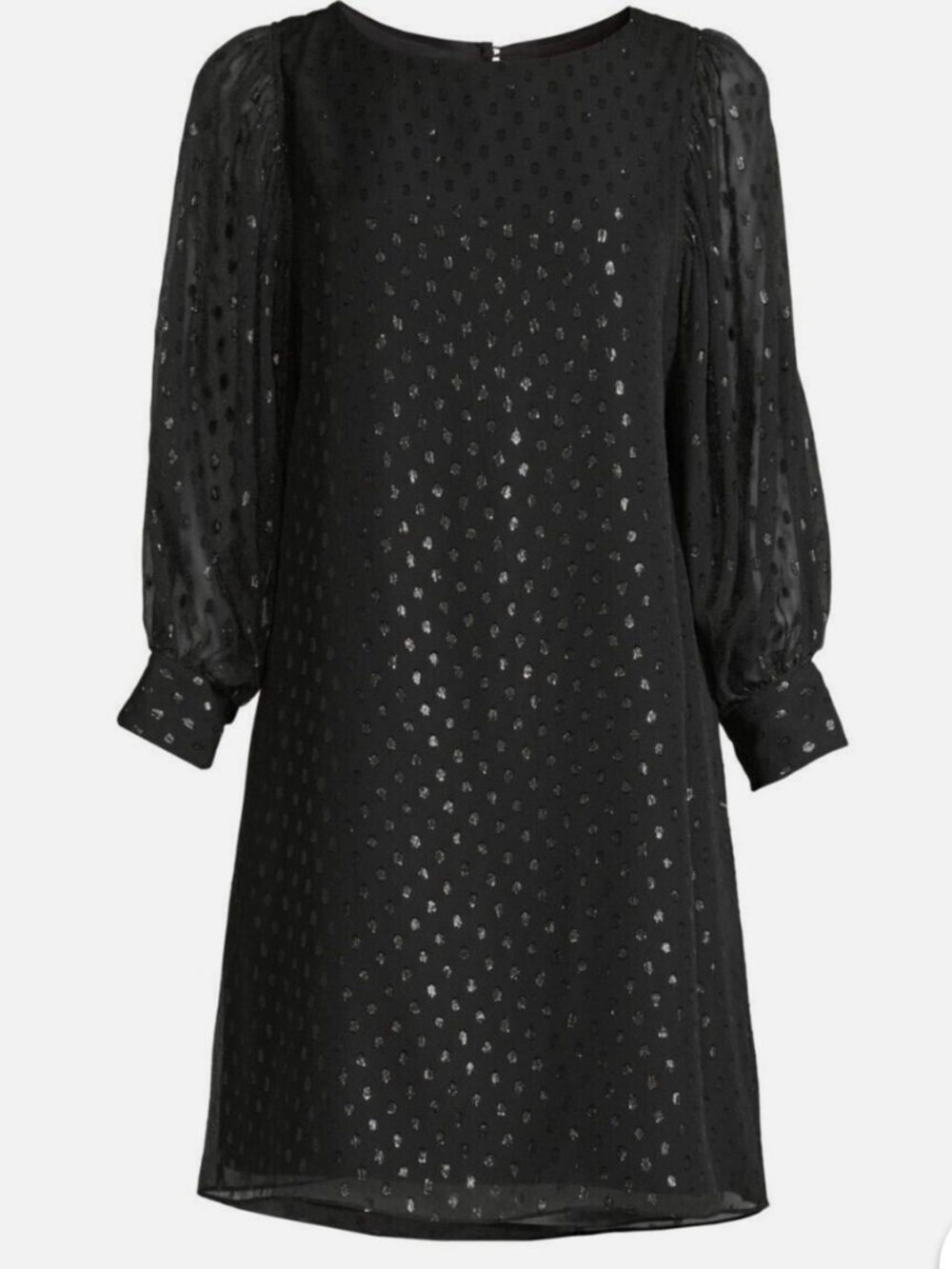 Lilly Pulitzer Black Puff-Sleeve Shift Dress